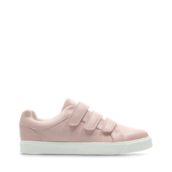 Clarks Girls City Oasis Lo Kid Trainers Pink | USA-4176389